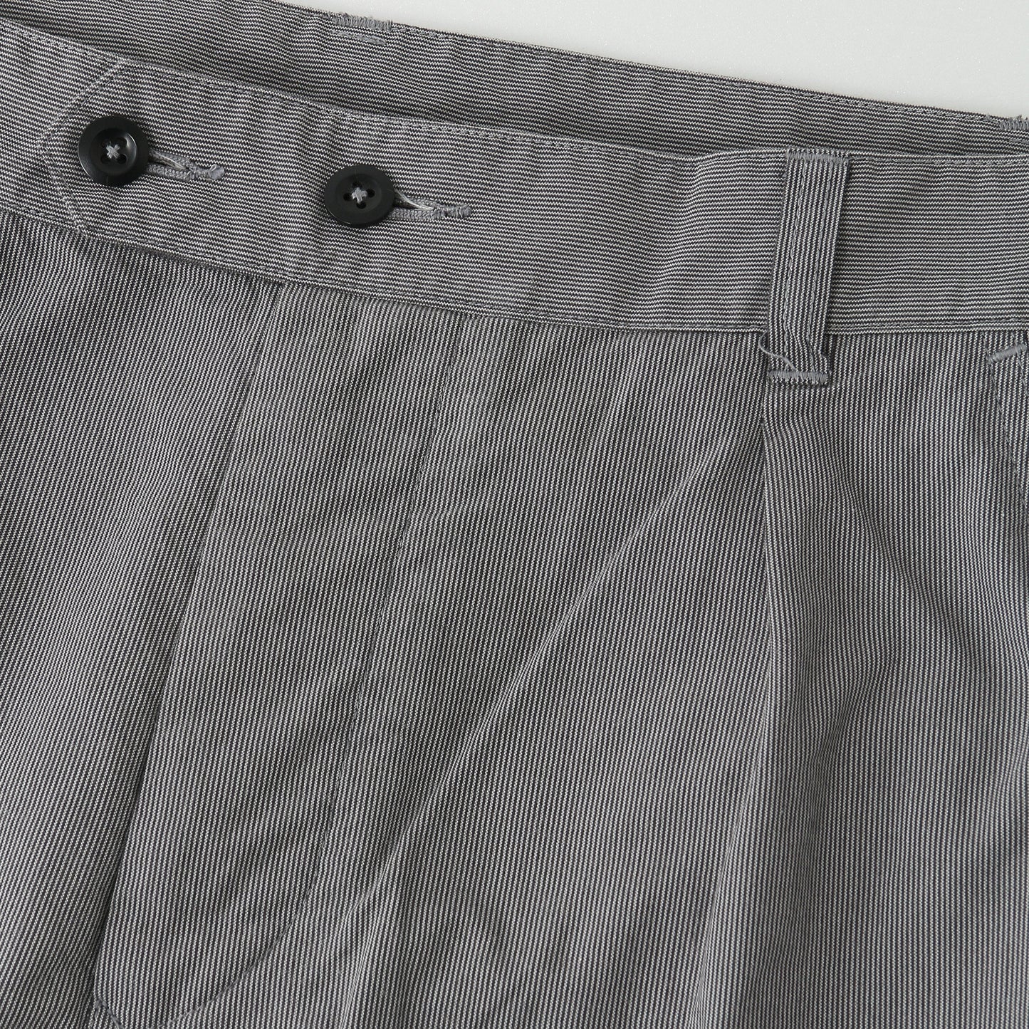 HAIRLINE COTTON TROUSERS