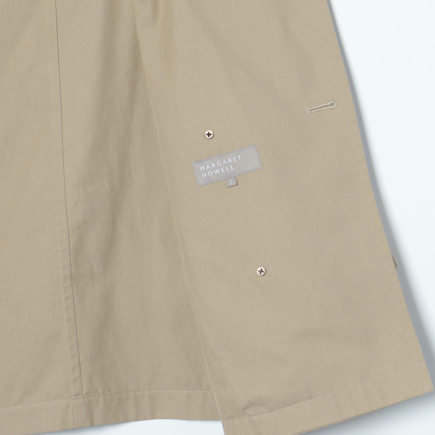 COMPACT COTTON TWILL COAT