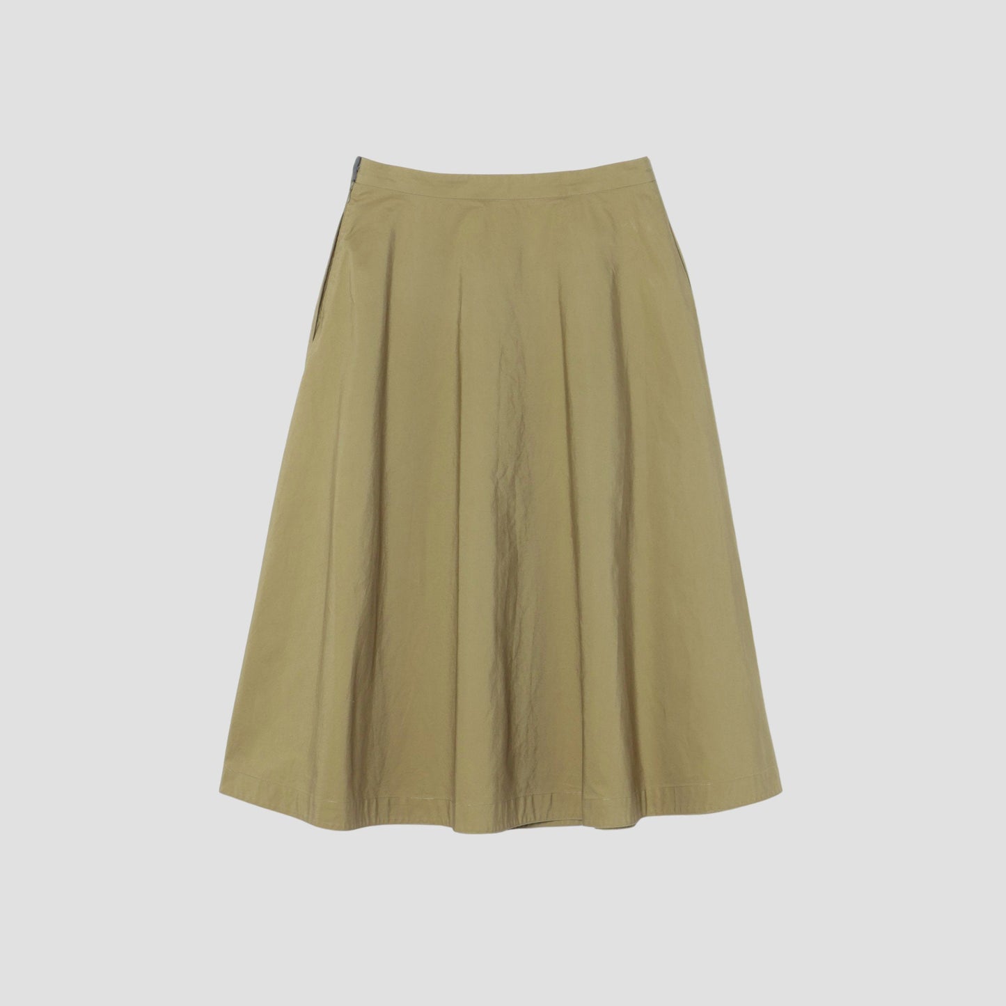 COTTON TAFETTA SKIRT