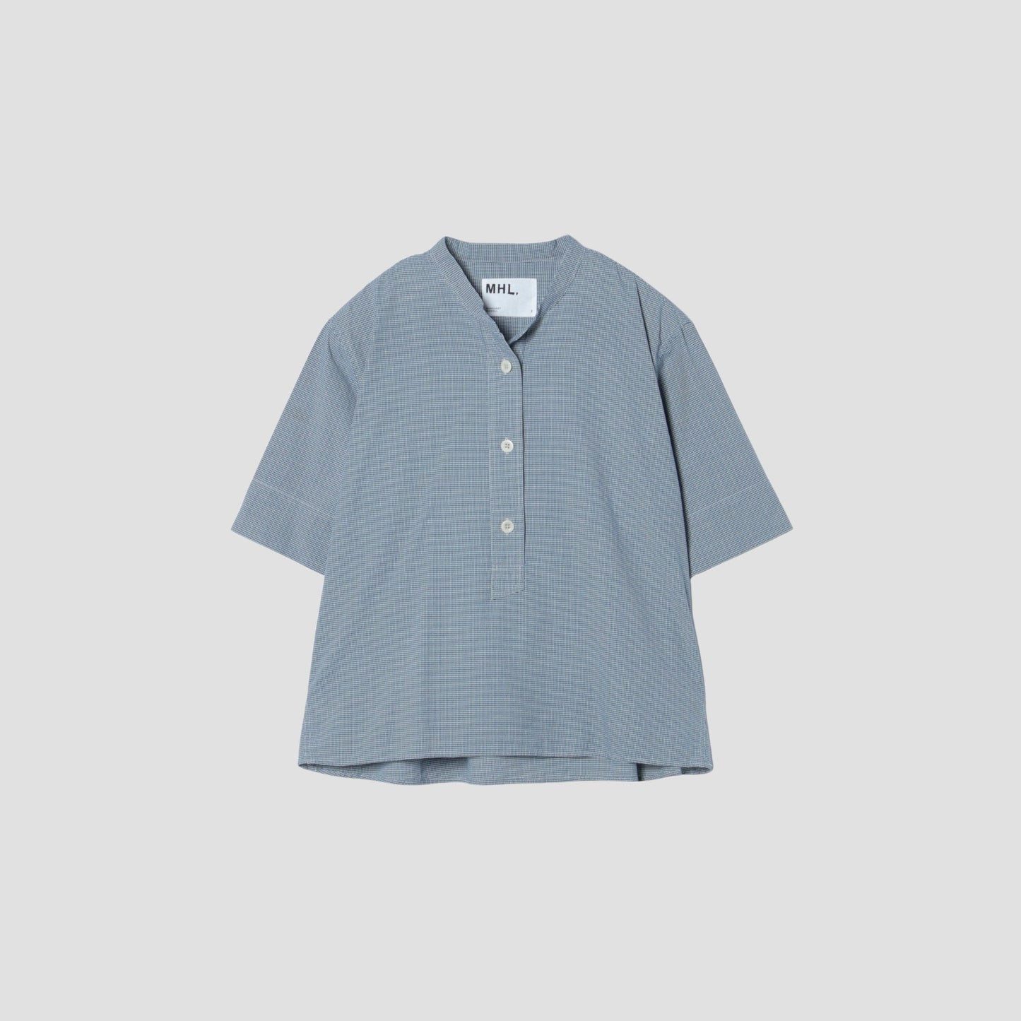 TINY GINGHAM COTTON SHIRT