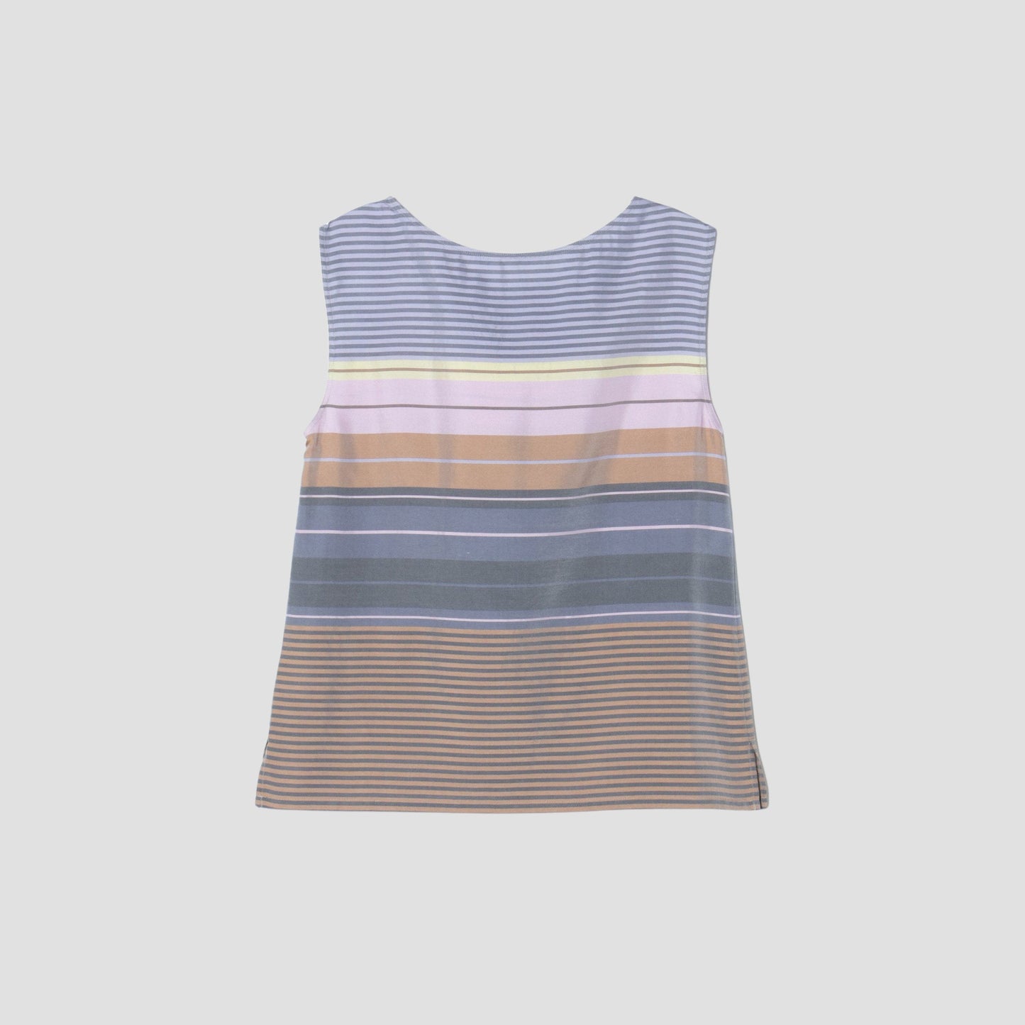 SILK COTTON DECKCHAIR STRIPE SHIRT