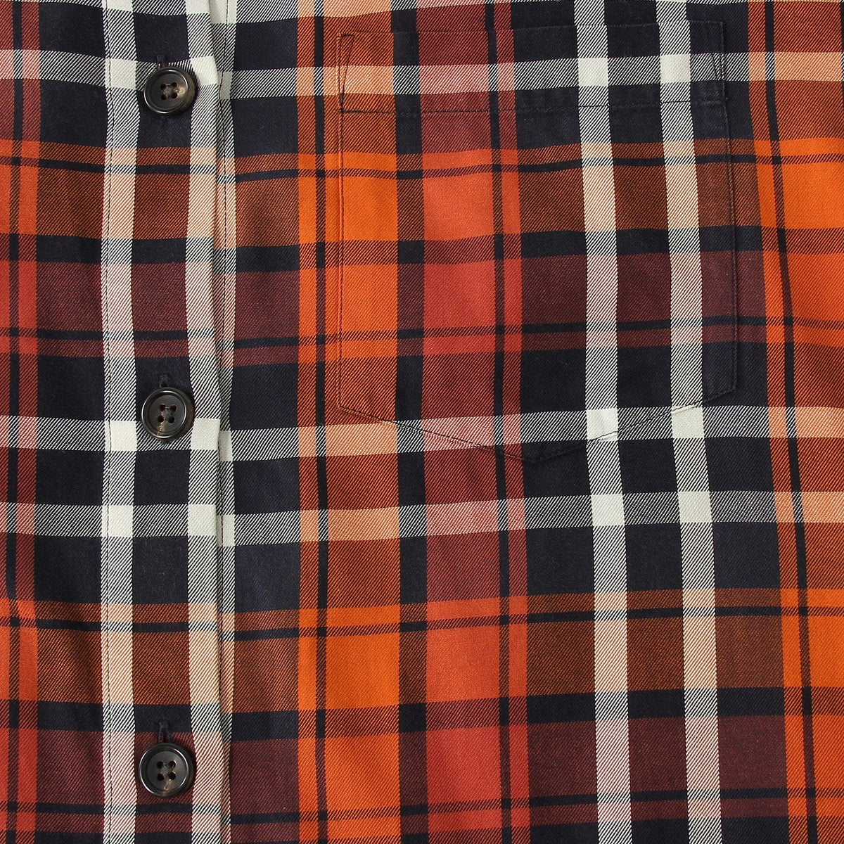 ORANGE TARTAN DRESS