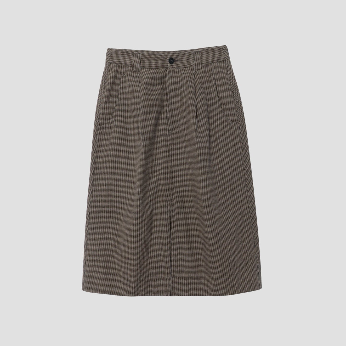 WORKWEAR COTTON LINEN SKIRT