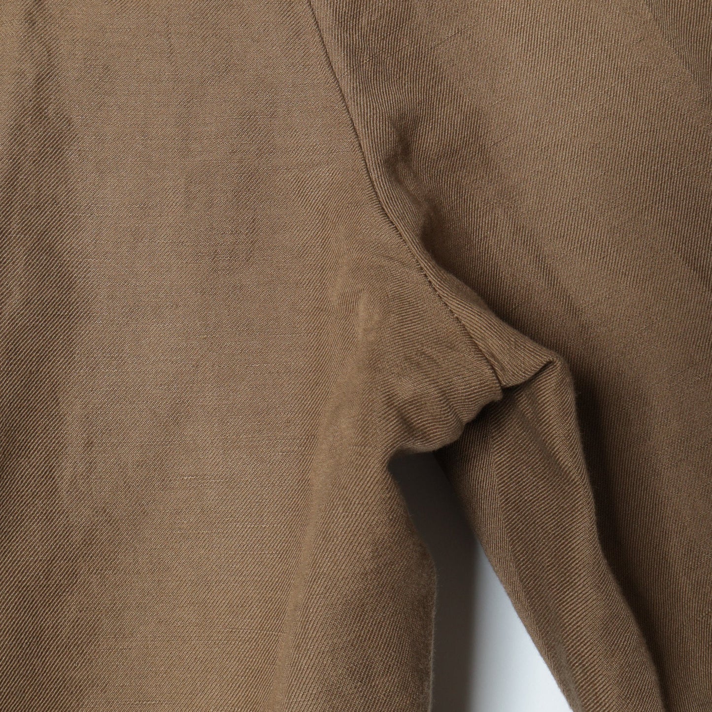 COTTON LINEN TWILL TROUSERS