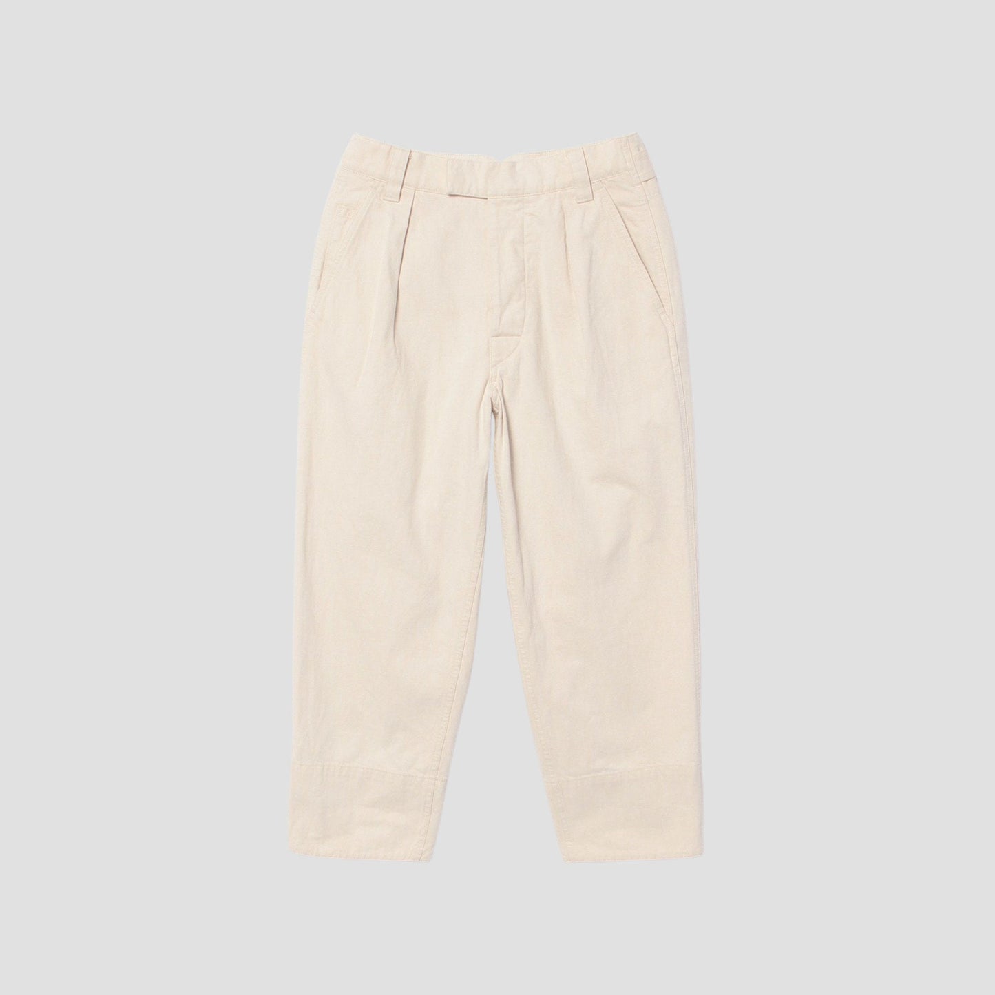 NATURAL DENIM TROUSERS