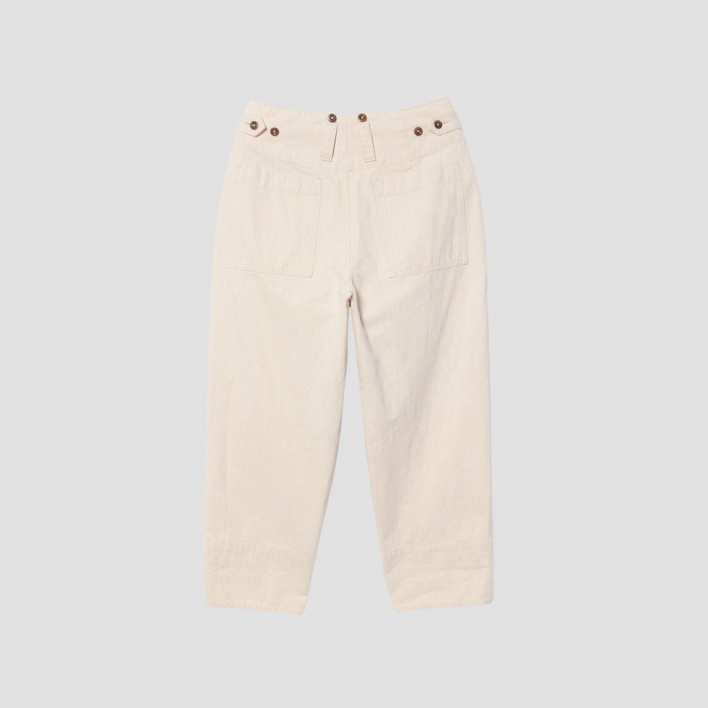 NATURAL DENIM TROUSERS