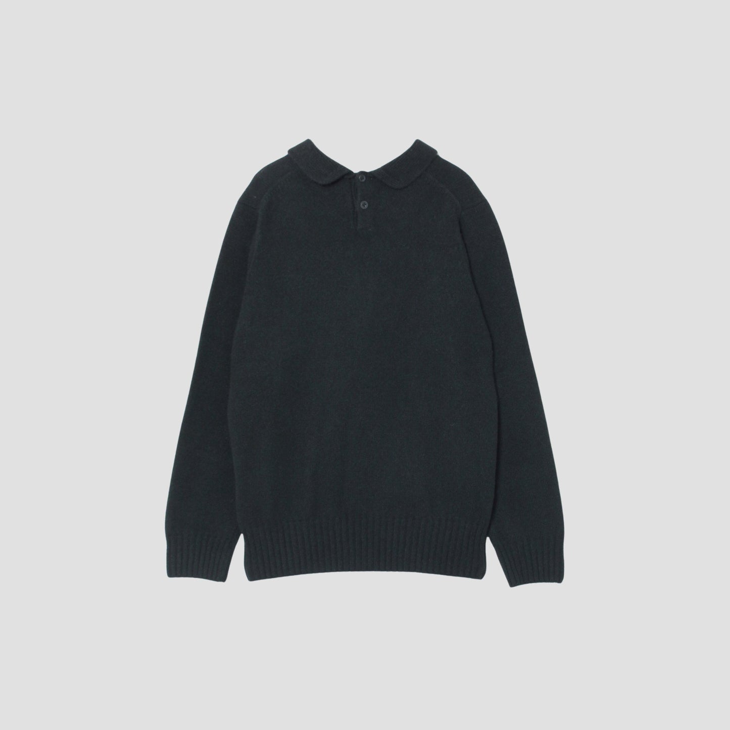 CASHMERE WOOL POLO JUMPER KNIT