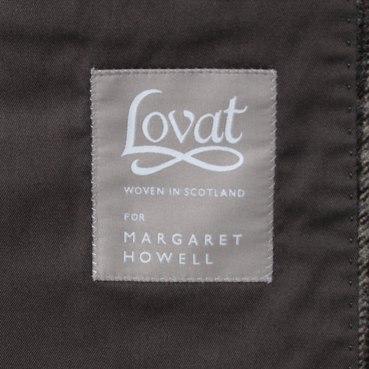 CHECK WOOL COAT