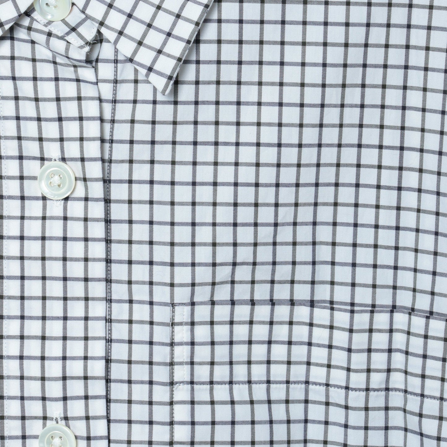 SIMPLE COTTON CHECK SHIRT