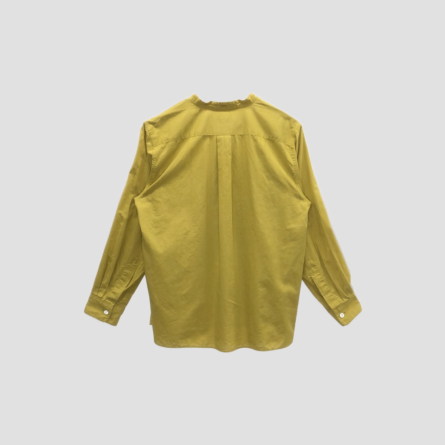 PIECE DYED WASHED COTTON SHIRT