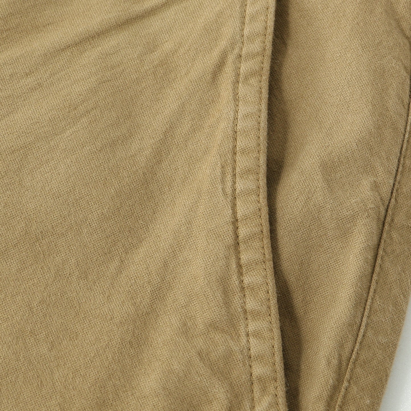 BRUSHED DRY COTTON CANVAS TROUSERS