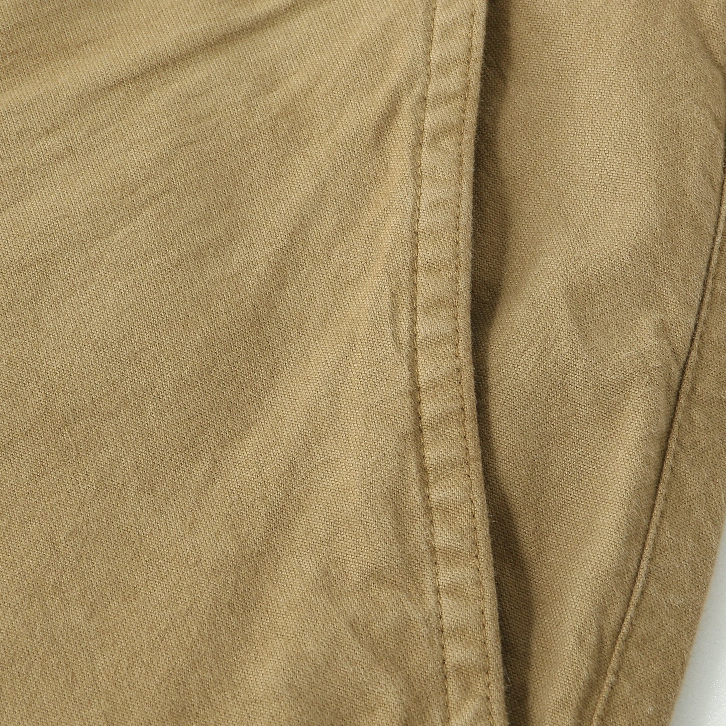 BRUSHED DRY COTTON CANVAS TROUSERS