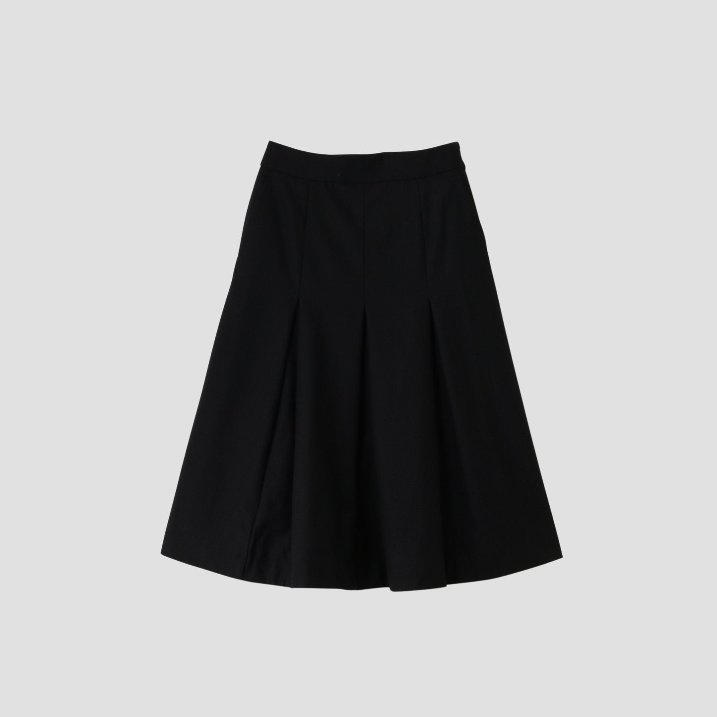 BLACK FLANNEL SKIRT