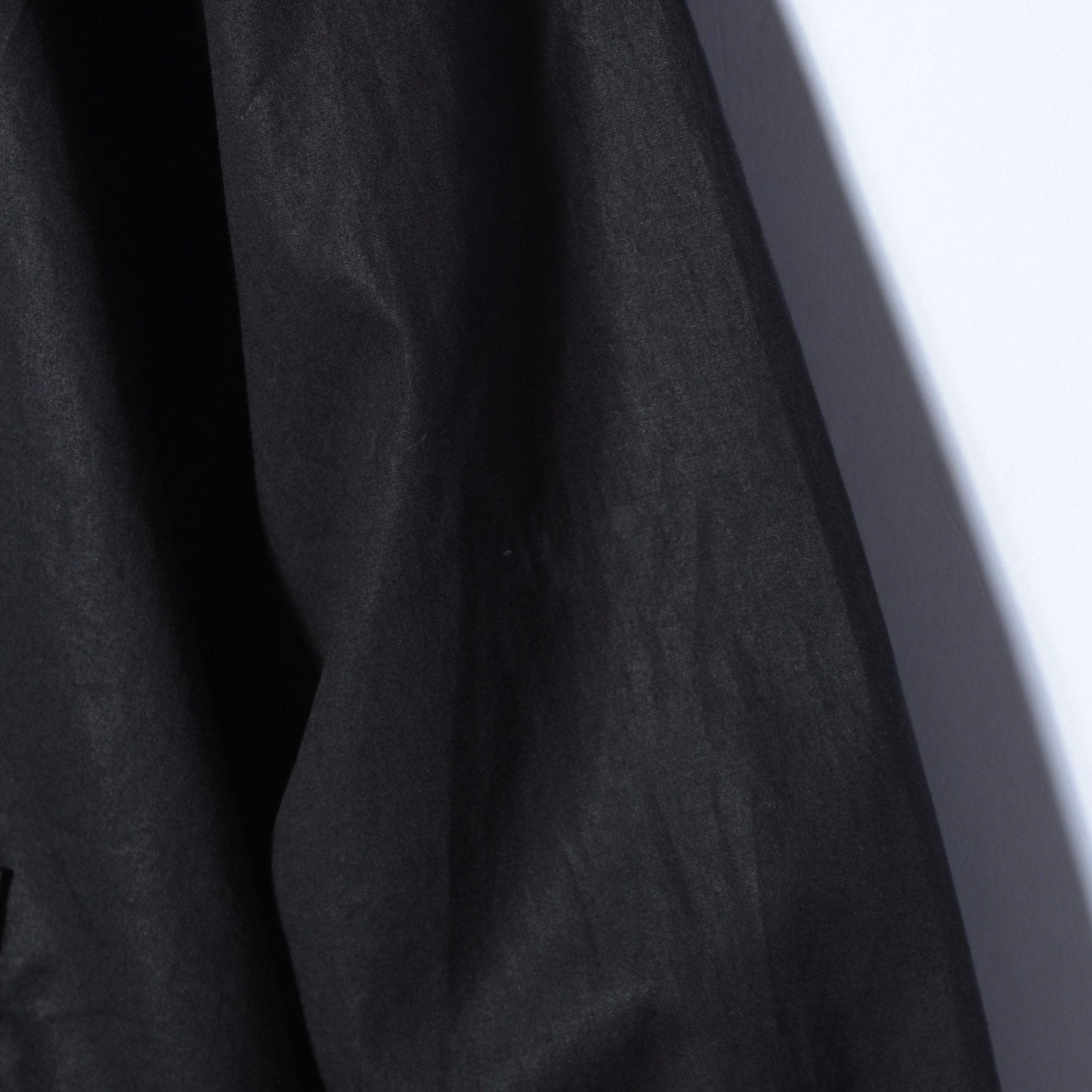 BLACK CHINTZ COTTON SHIRT