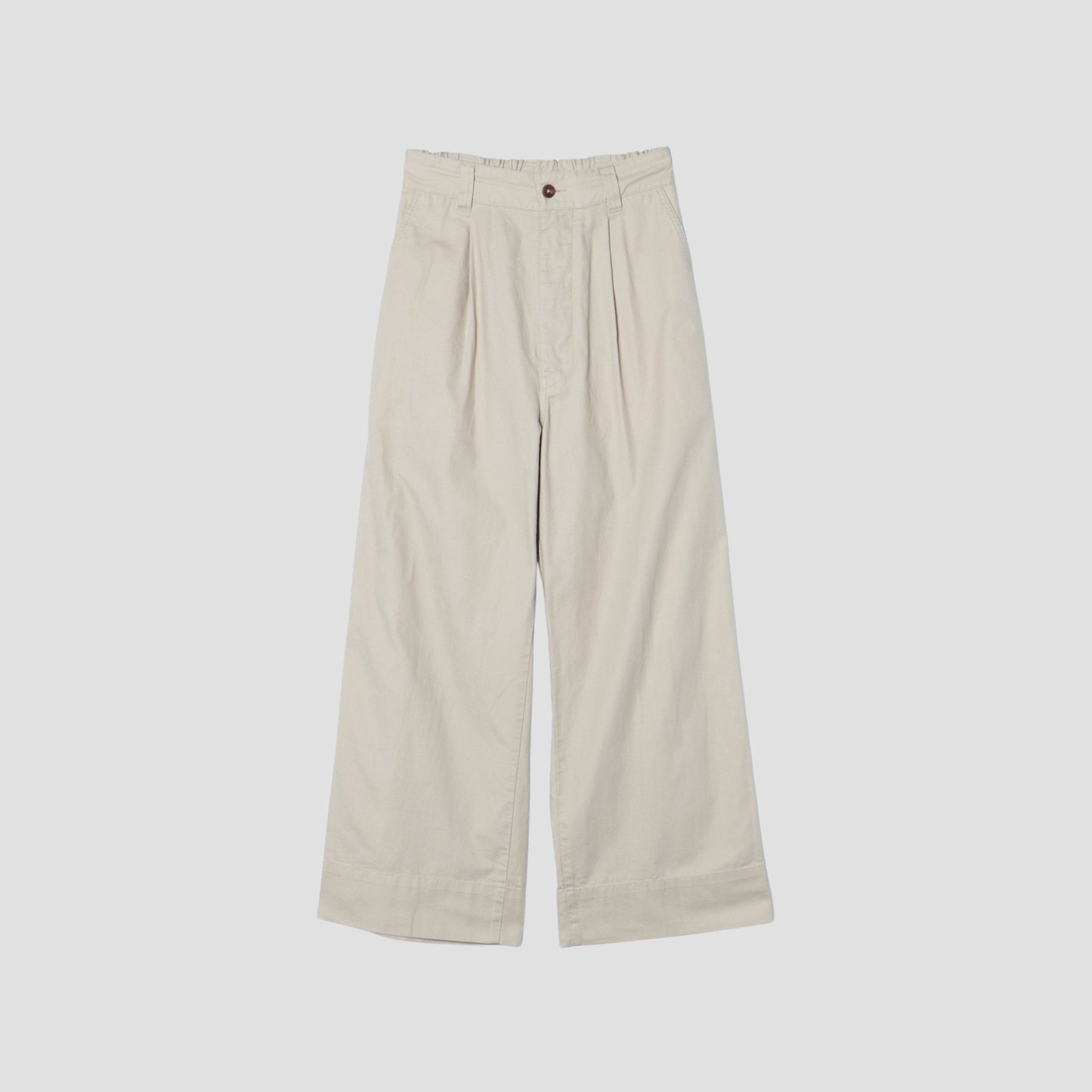 ORGANIC LIGHT COTTON TWILL TROUSERS