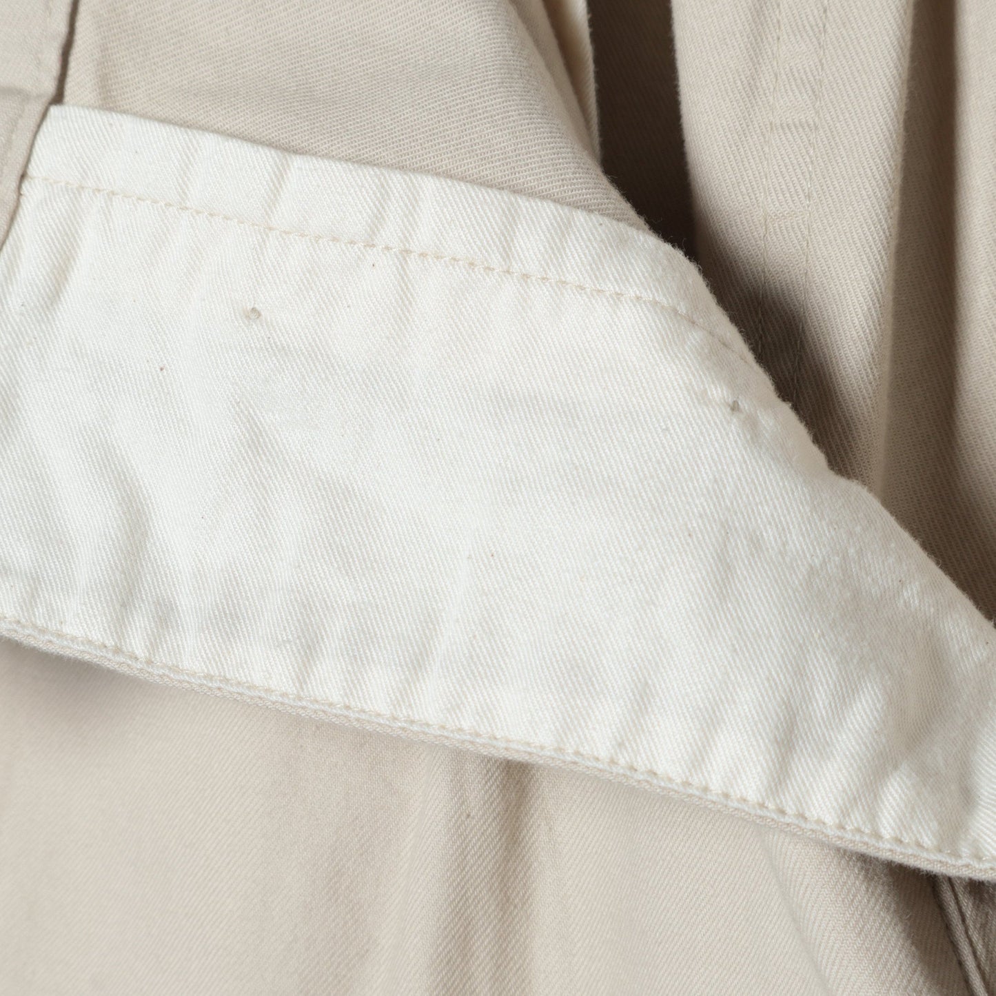 ORGANIC LIGHT COTTON TWILL TROUSERS