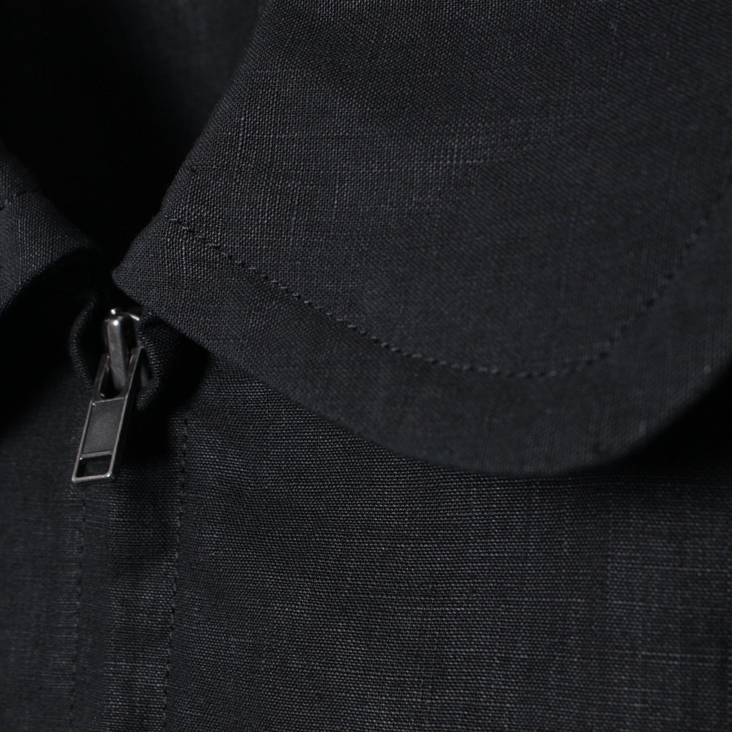 DENSE LINEN POPLIN BLOUSON