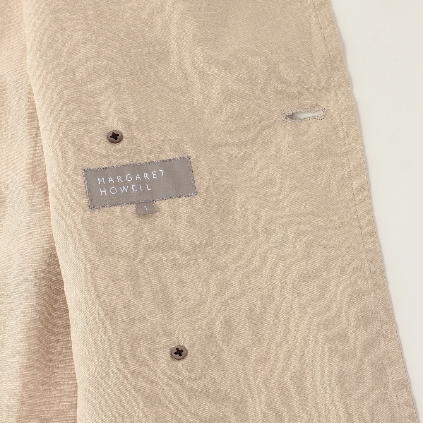 HIGH DENSE LINEN COAT
