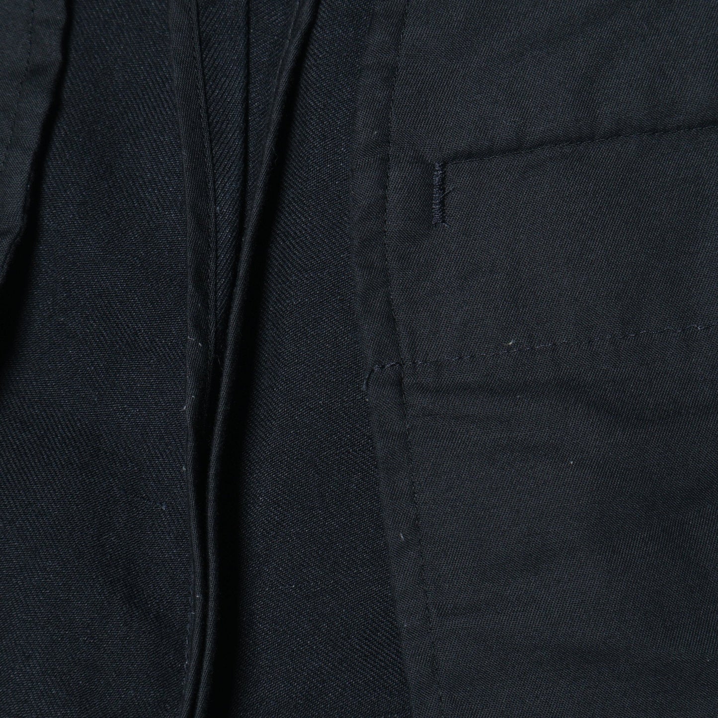 LINEN WOOL TWILL TROUSERS