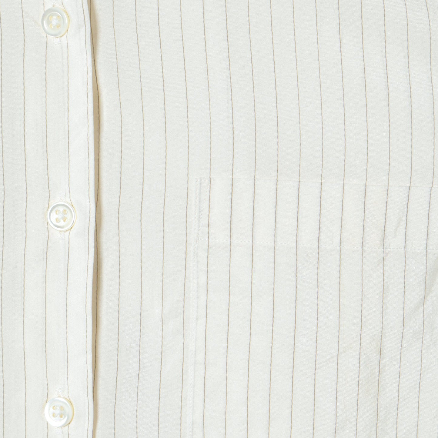 STRIPE FINE COTTON SILKG SHIRT