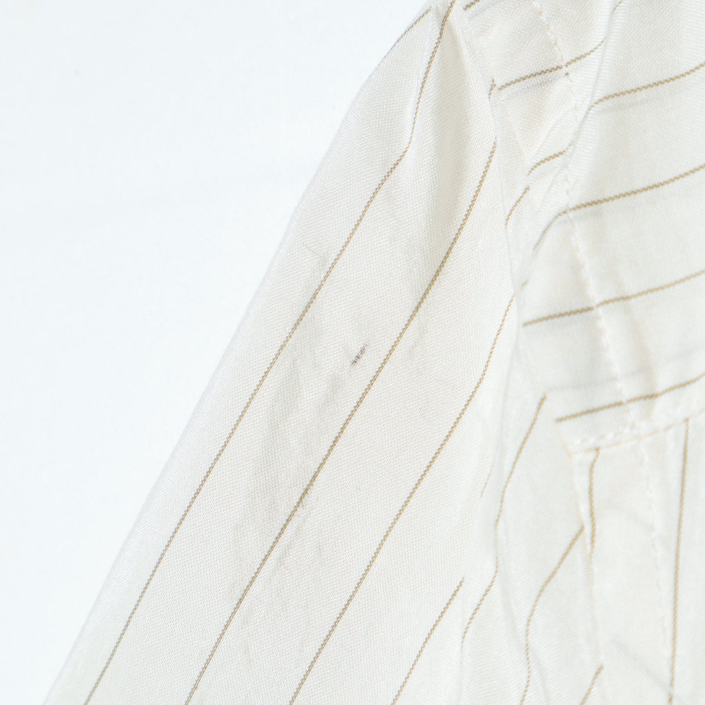 STRIPE FINE COTTON SILKG SHIRT
