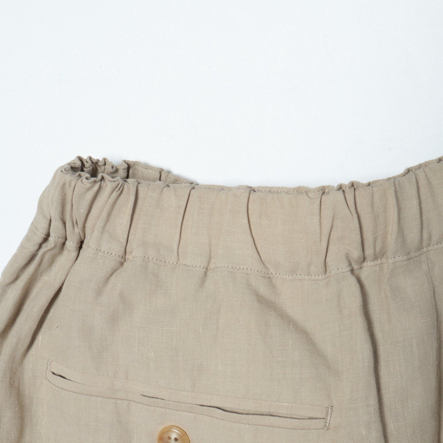 DENSE FINE LINEN POPLIN SKIRT