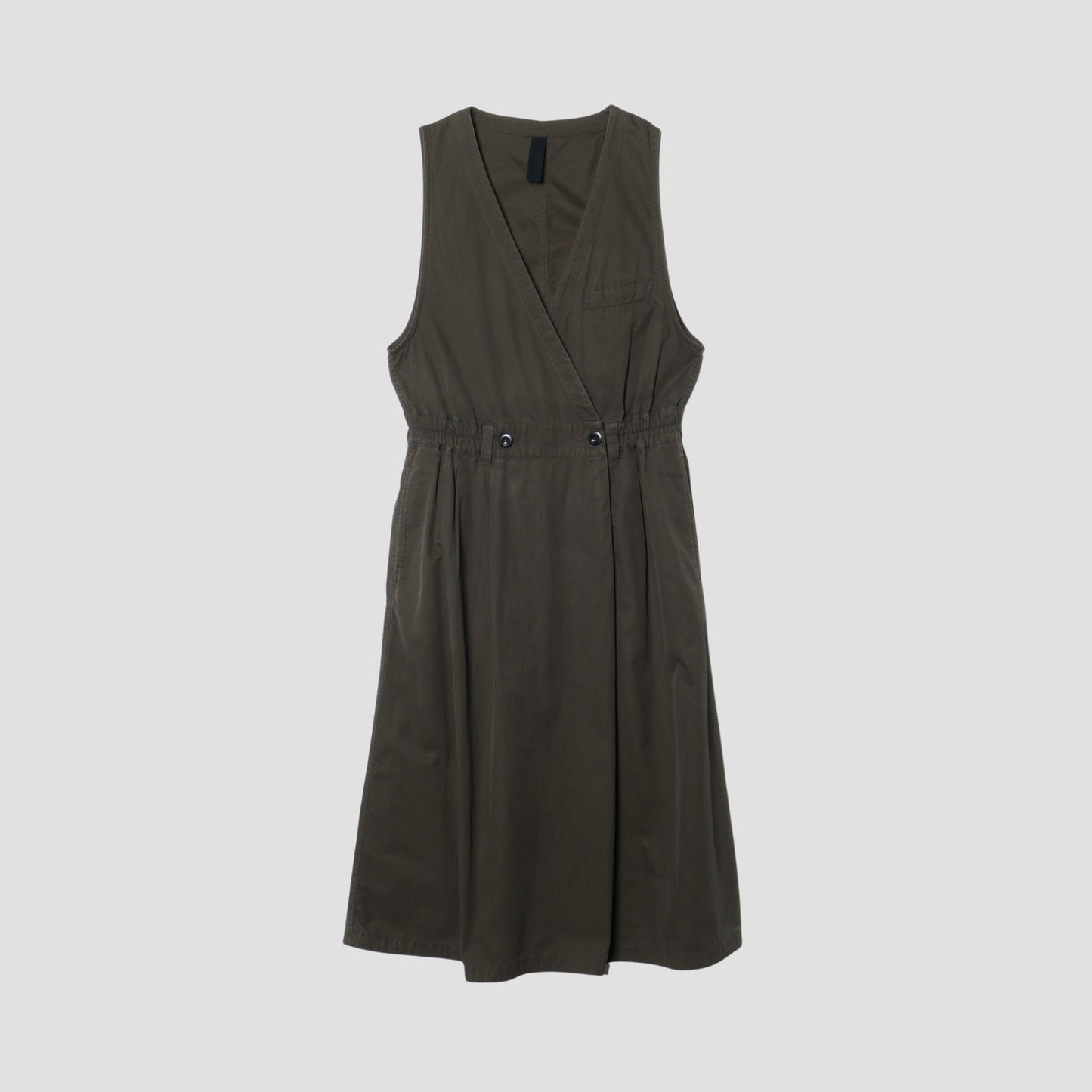 HIGH TWIST COTTON TWILL DRESS