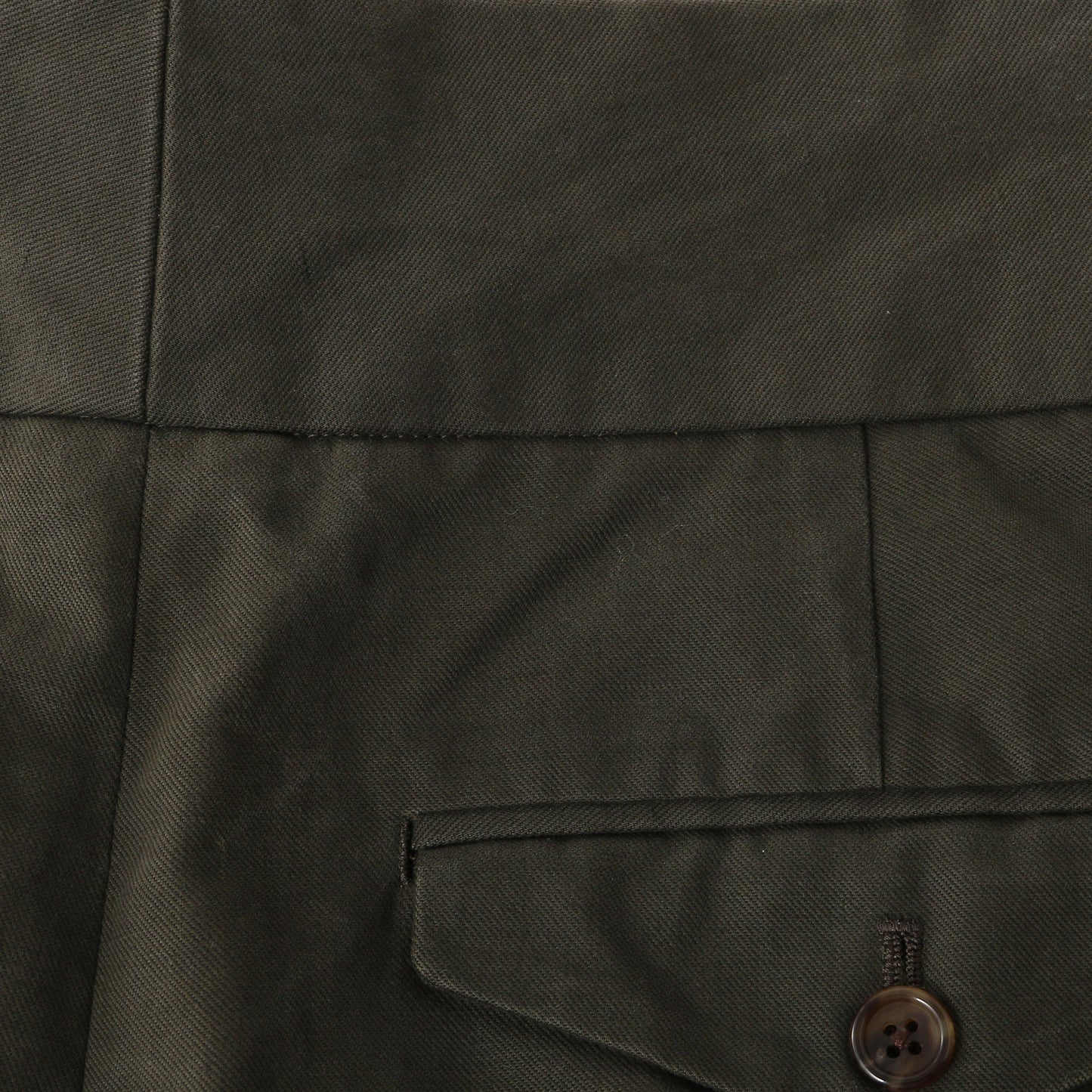BRUSHED COTTON LINEN TROUSERS
