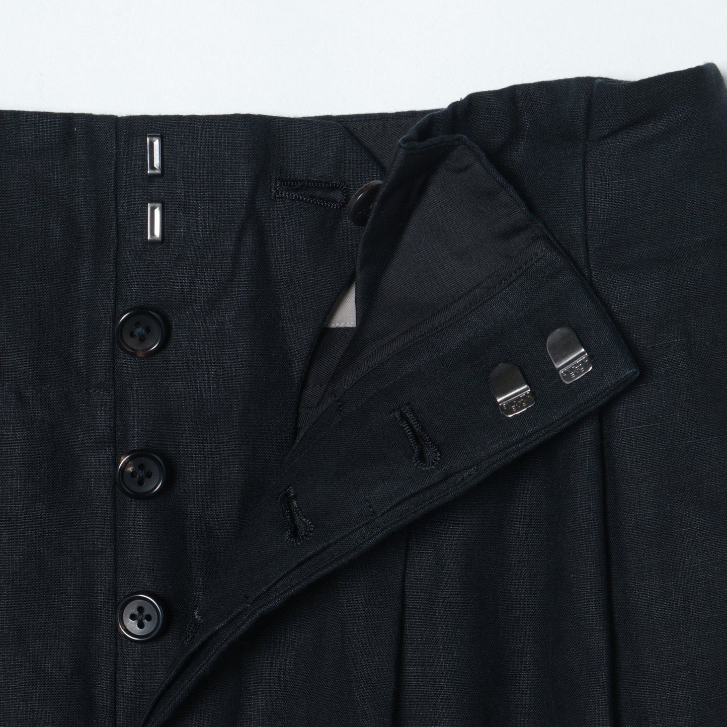BLACK DENIM TROUSERS