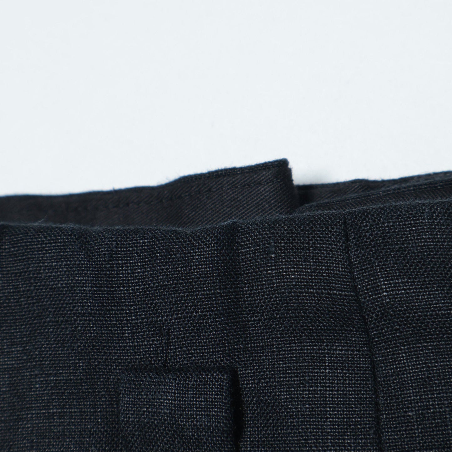 BLACK DENIM TROUSERS