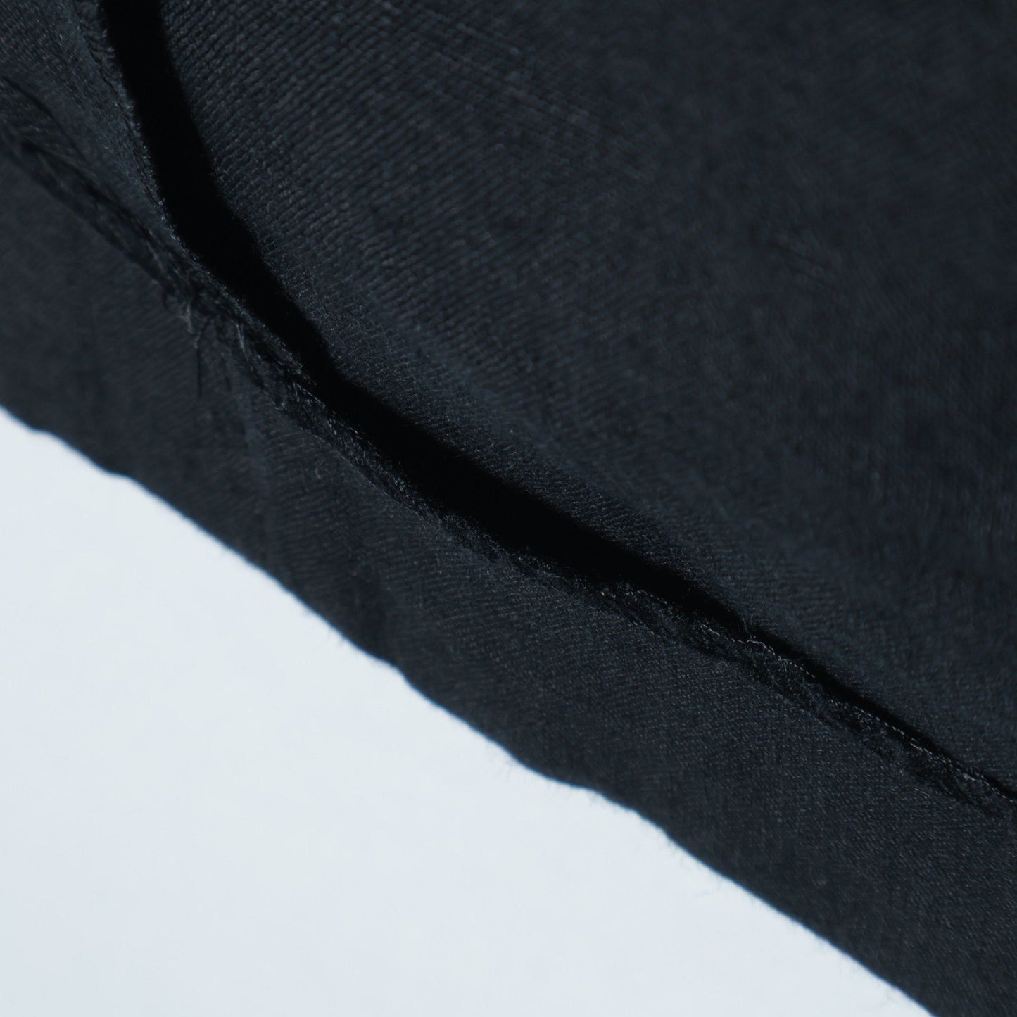 BLACK DENIM TROUSERS