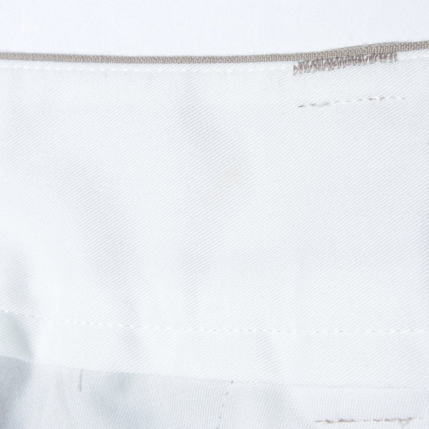 COTTON LINEN OXFORD TROUSERS