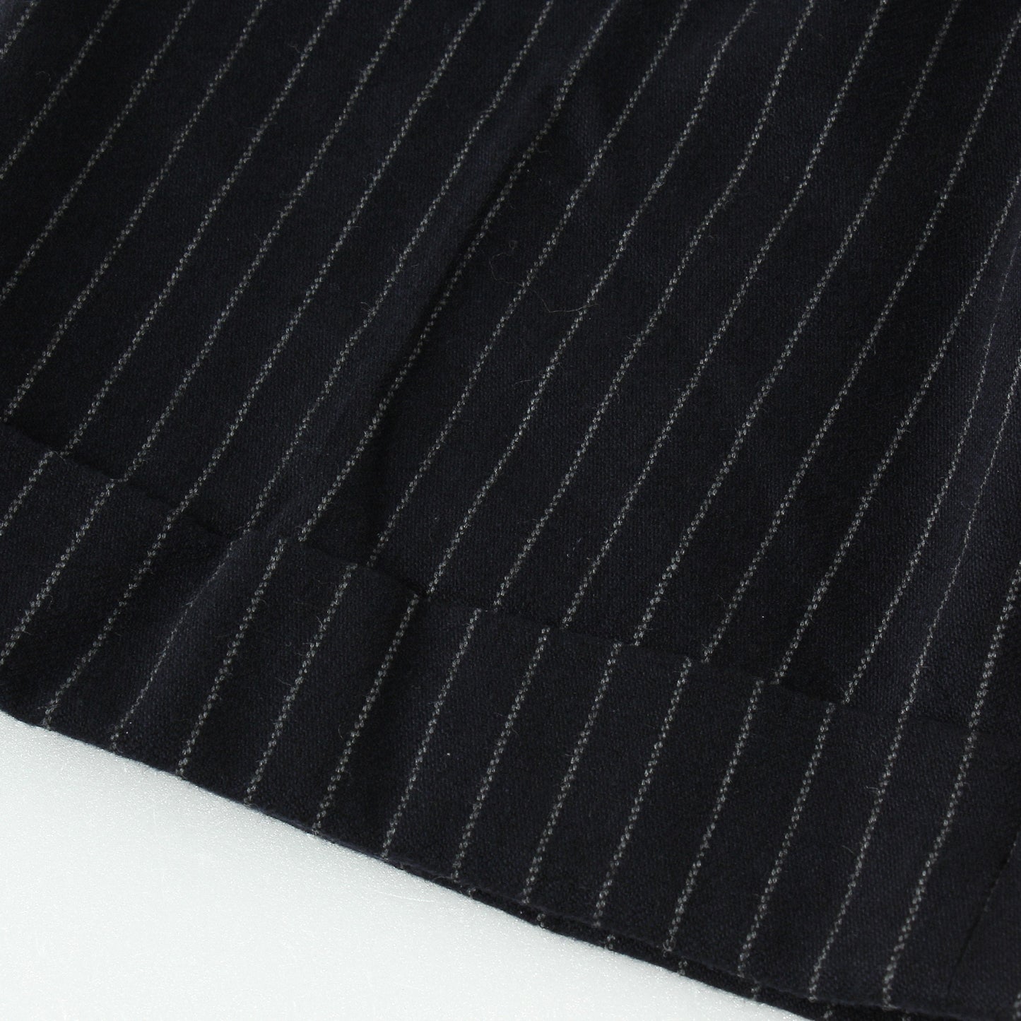BROKEN STRIPE WOOL TROUSERS