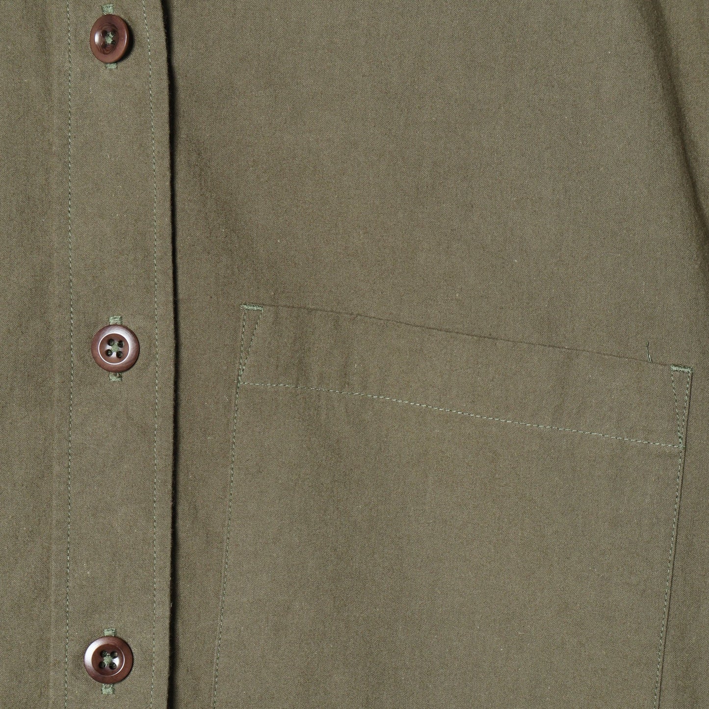 BRUSHED COTTON PLAINWEAVE SHIRT