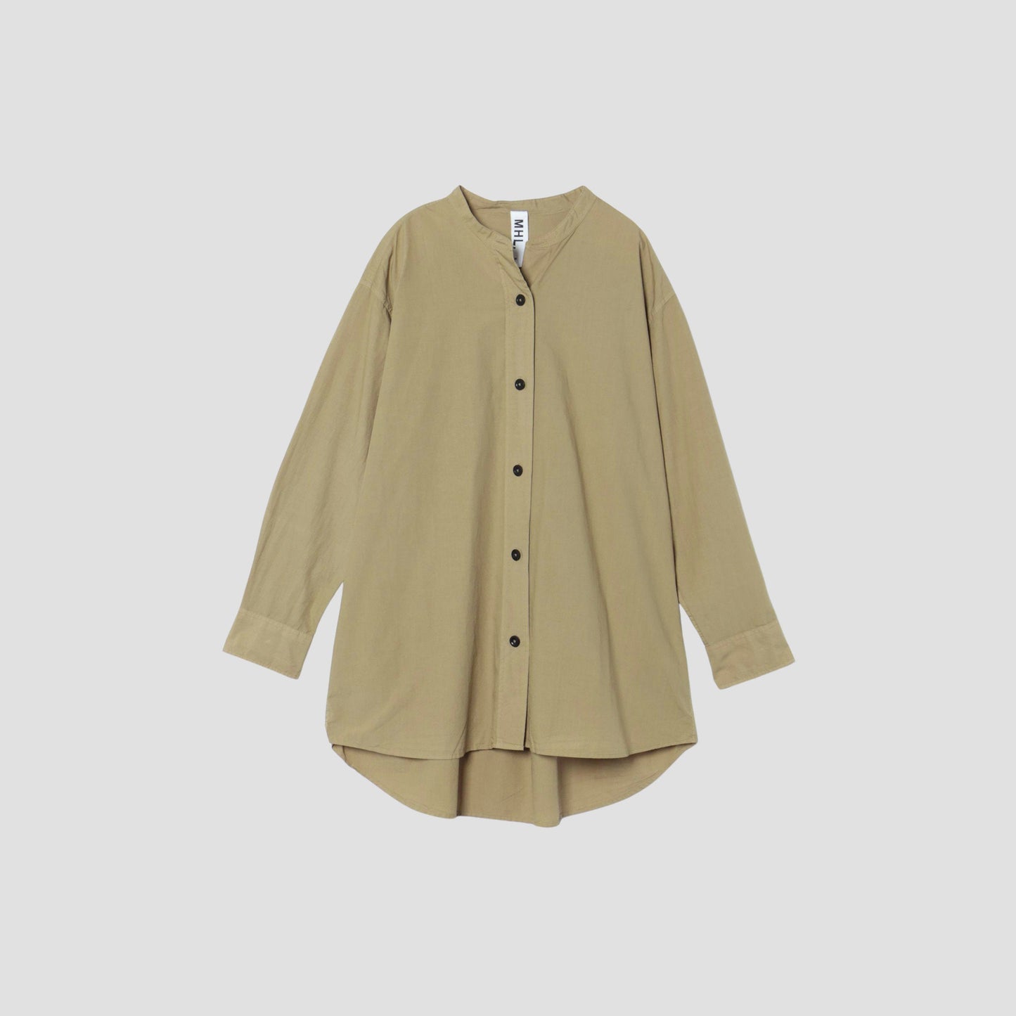 COTTON RAMIE POPLIN SHIRT