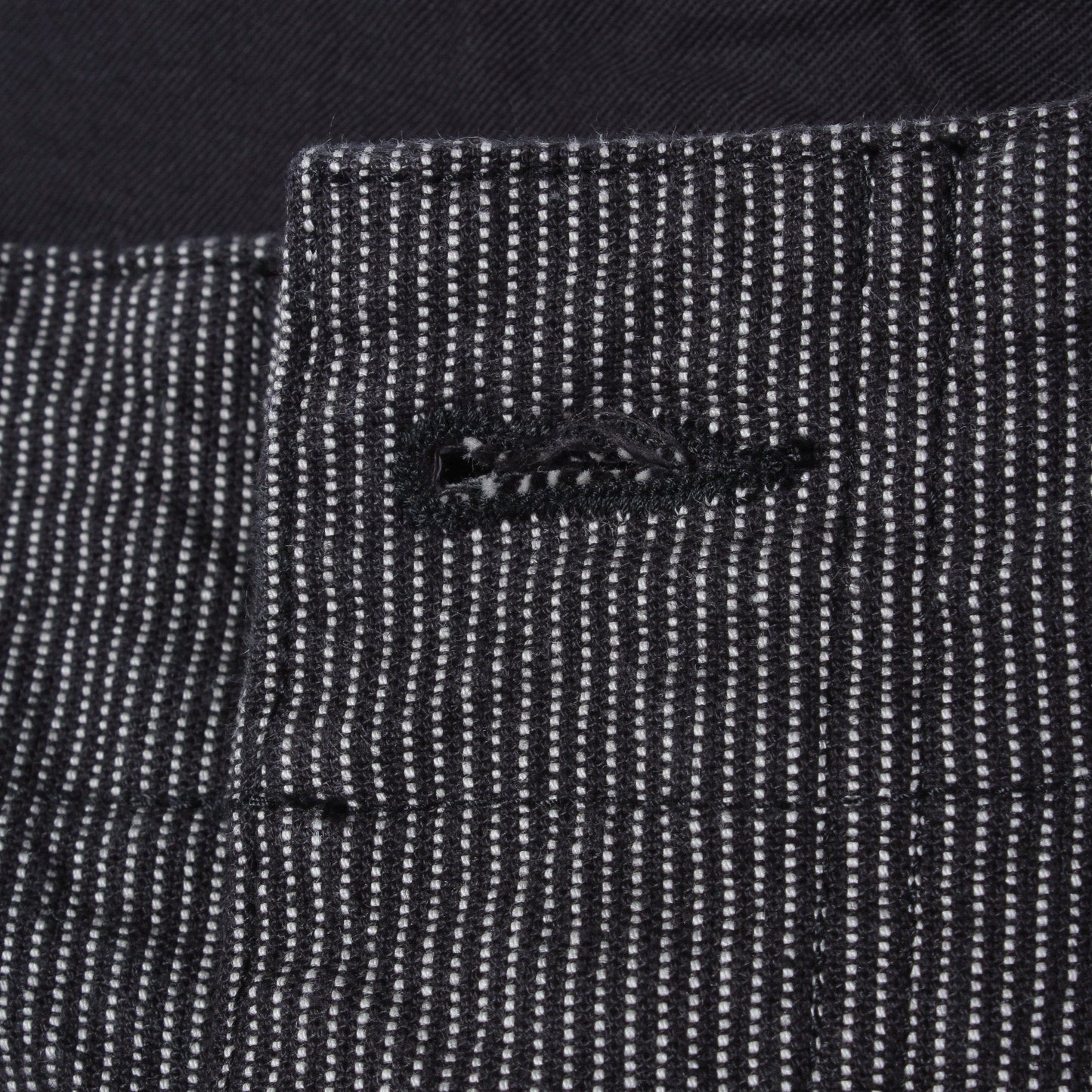 WORKWEAR STRIPE COTTON LINEN TROUSERS