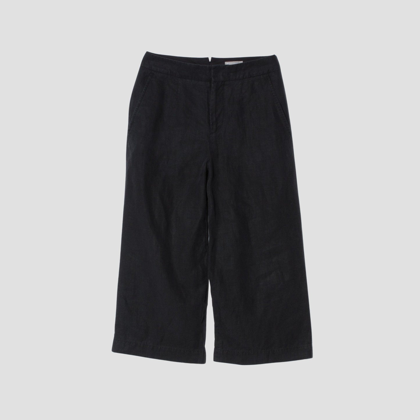 HIGH DENSE LINEN TROUSERS