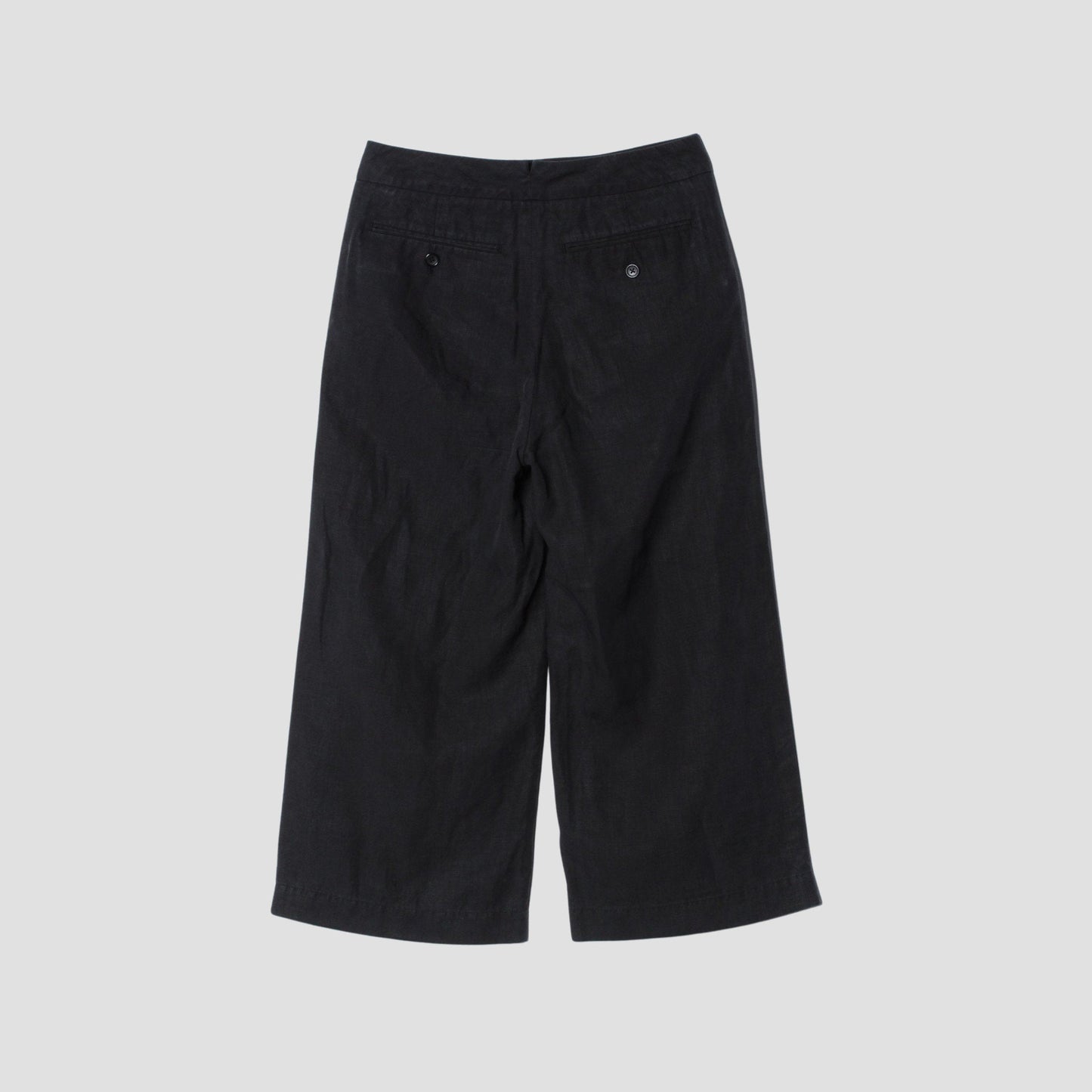 HIGH DENSE LINEN TROUSERS
