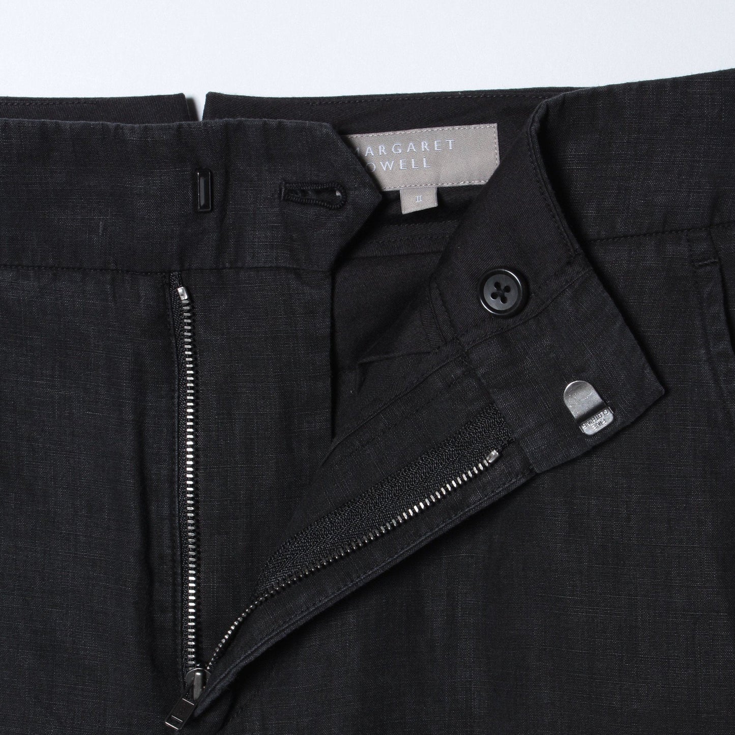 HIGH DENSE LINEN TROUSERS