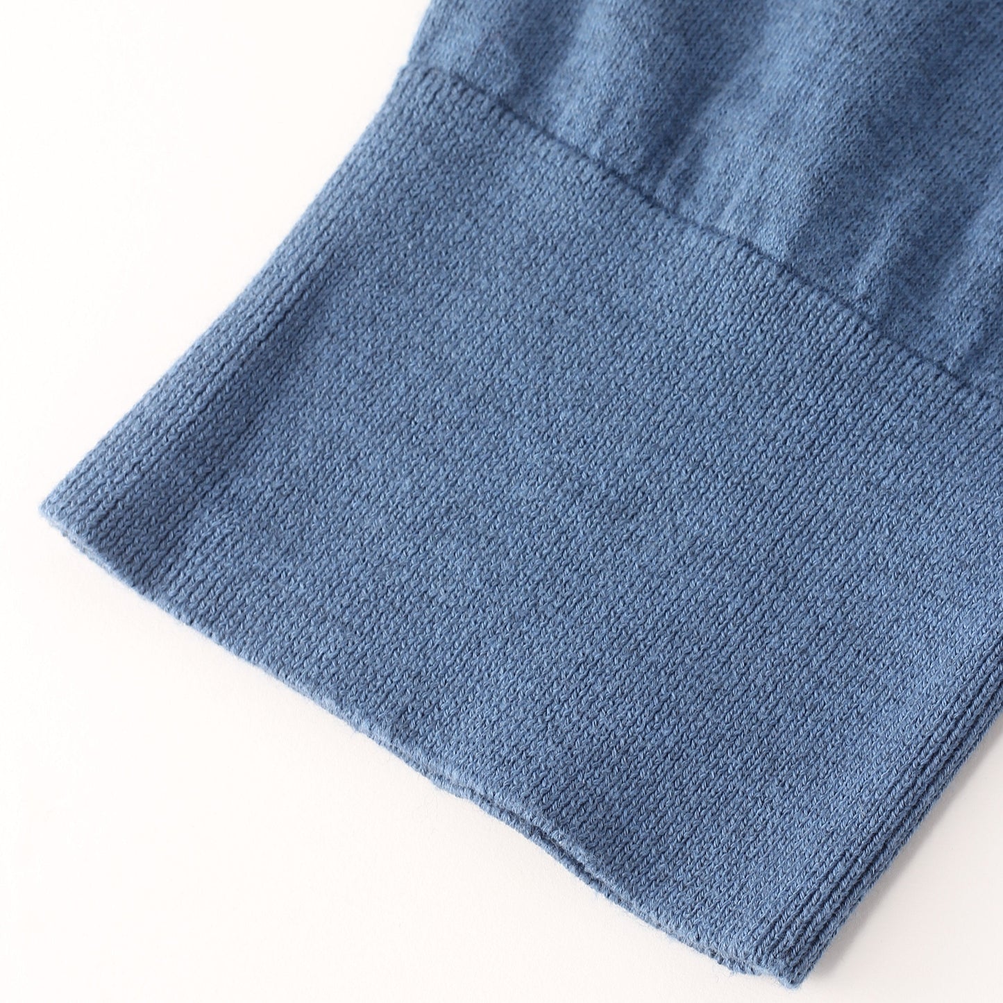 SEA ISLAND COTTON HIGH RIB CARDIGAN KNIT