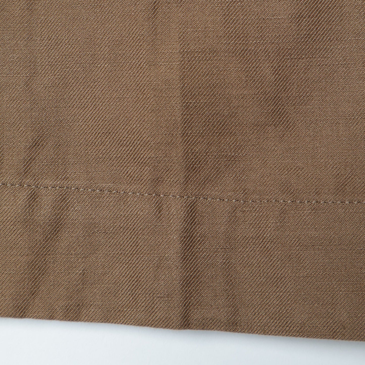 COTTON LINEN TWILL TROUSERS