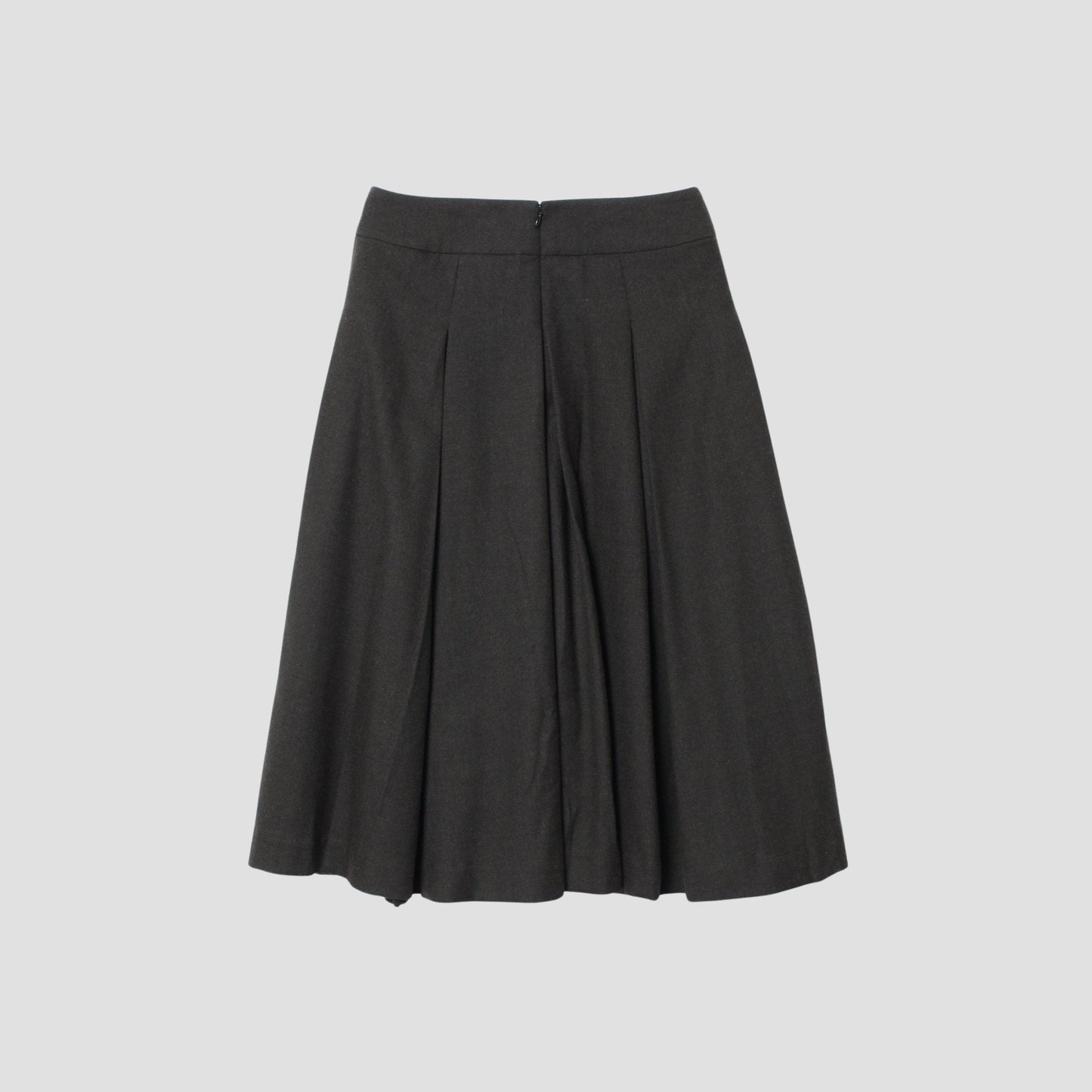 FINE WOOL FLANNEL SKIRT