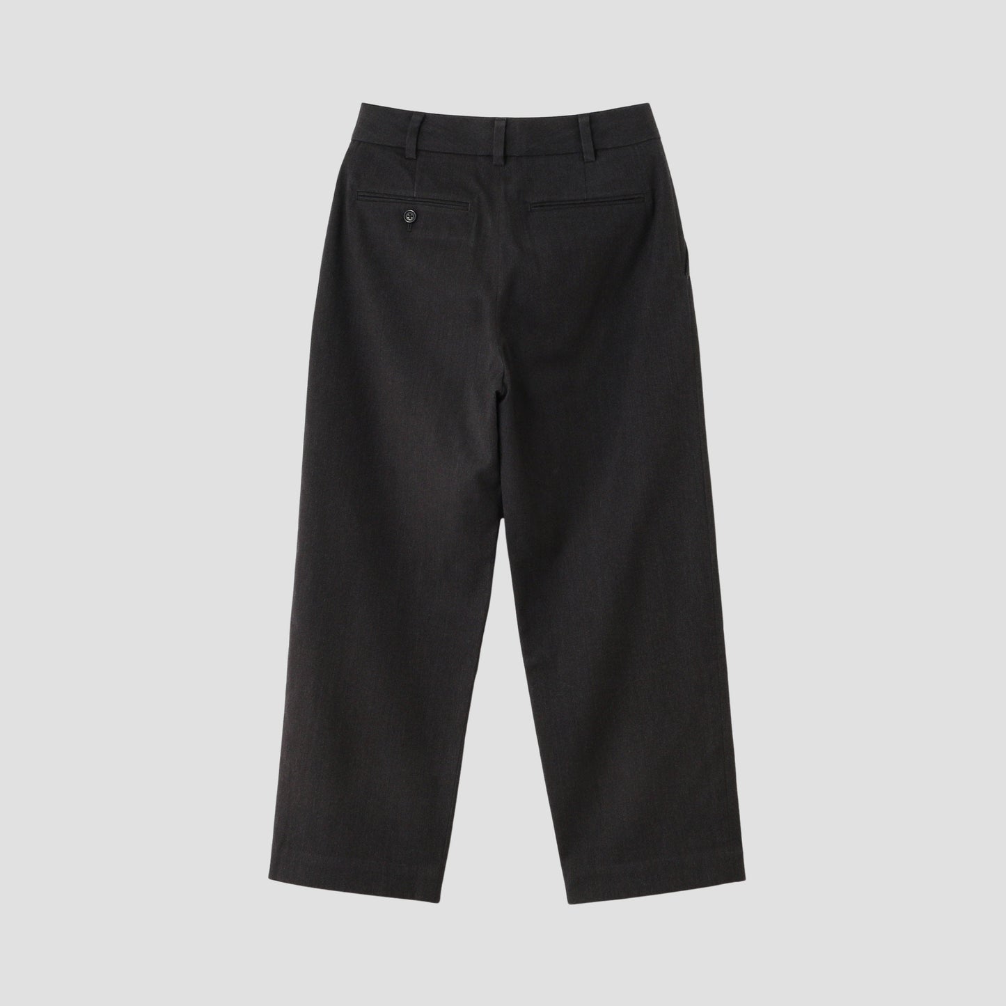 BRUSHED COTTON WOOL TROUSERS