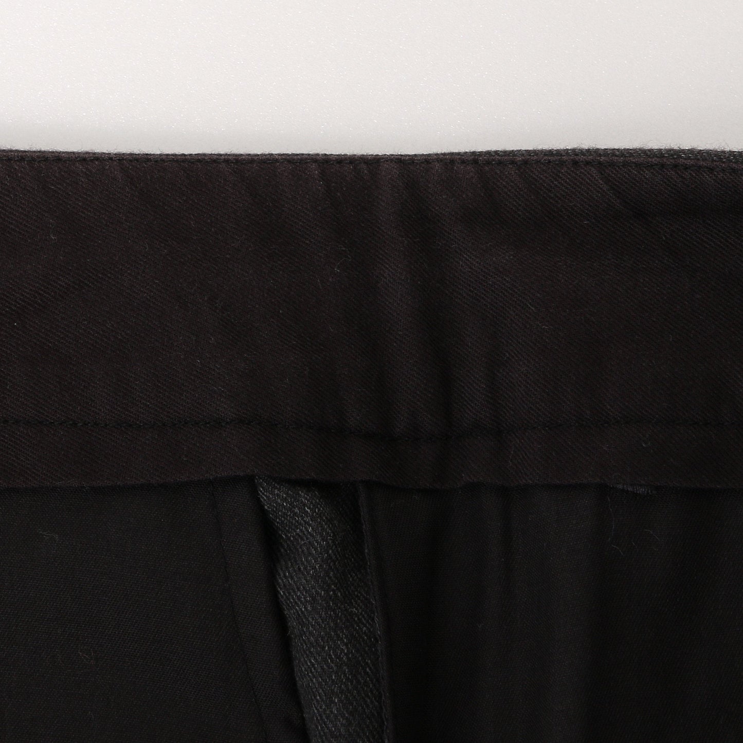 BRUSHED COTTON WOOL TROUSERS