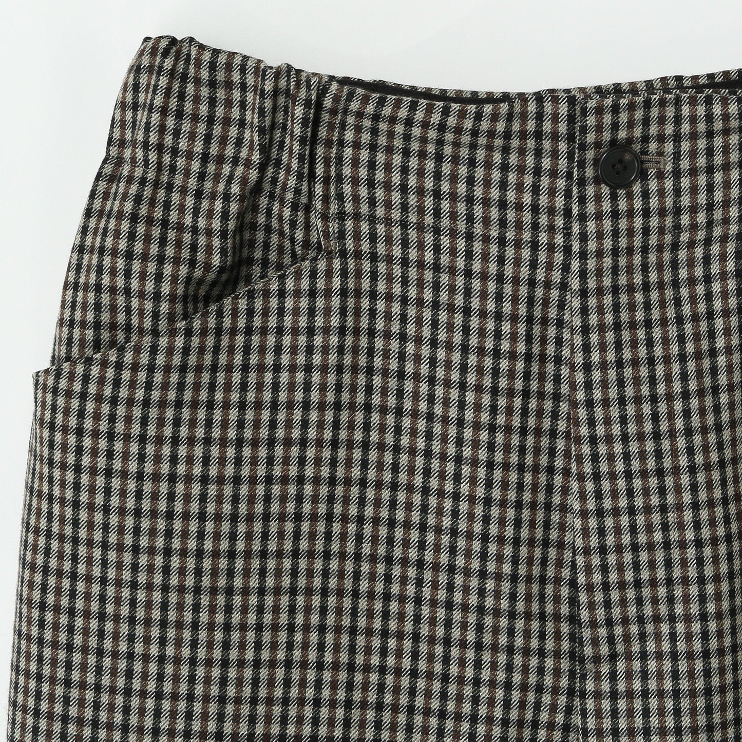 SMALL WOOL CHECK TROUSERS