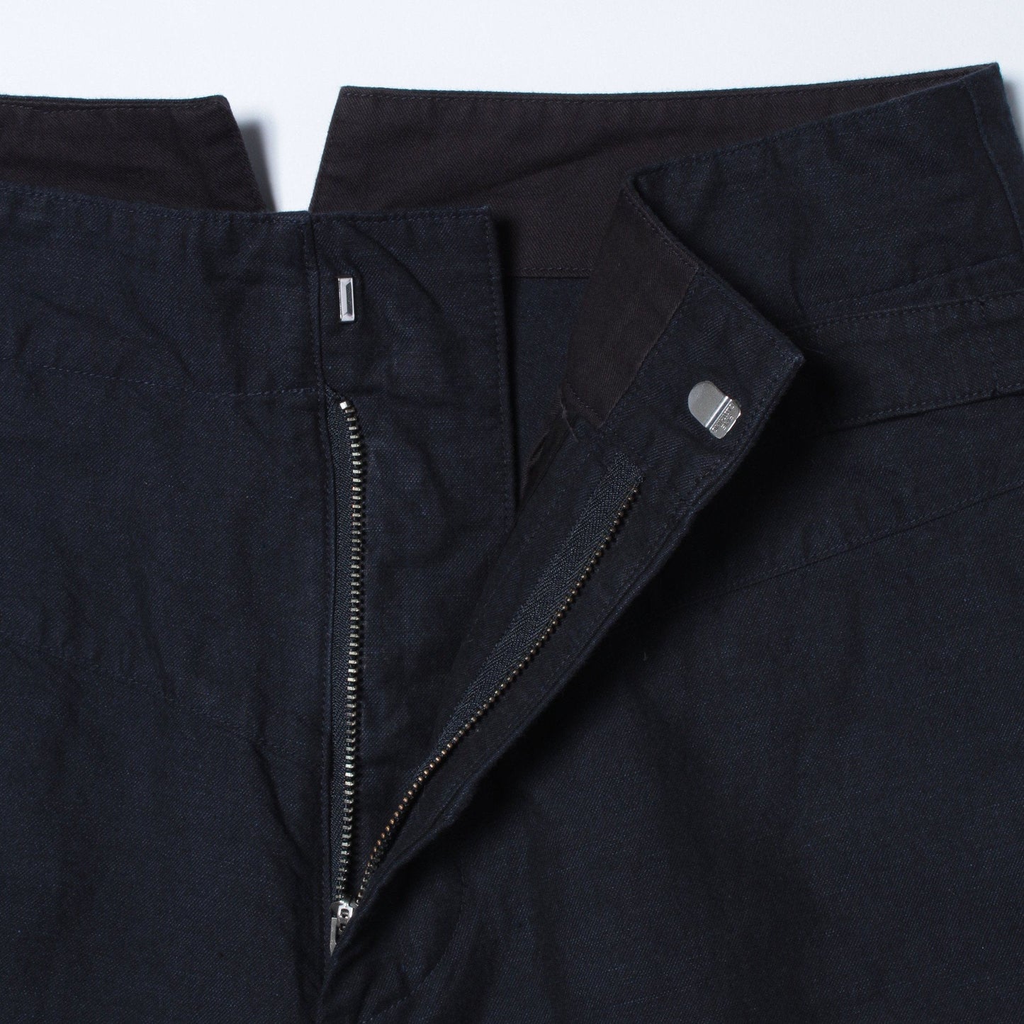 COTTON LINEN TWILL TROUSERS