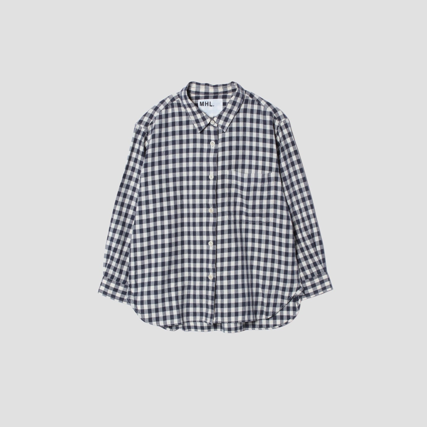 CHECK WORN COTTON SHIRT