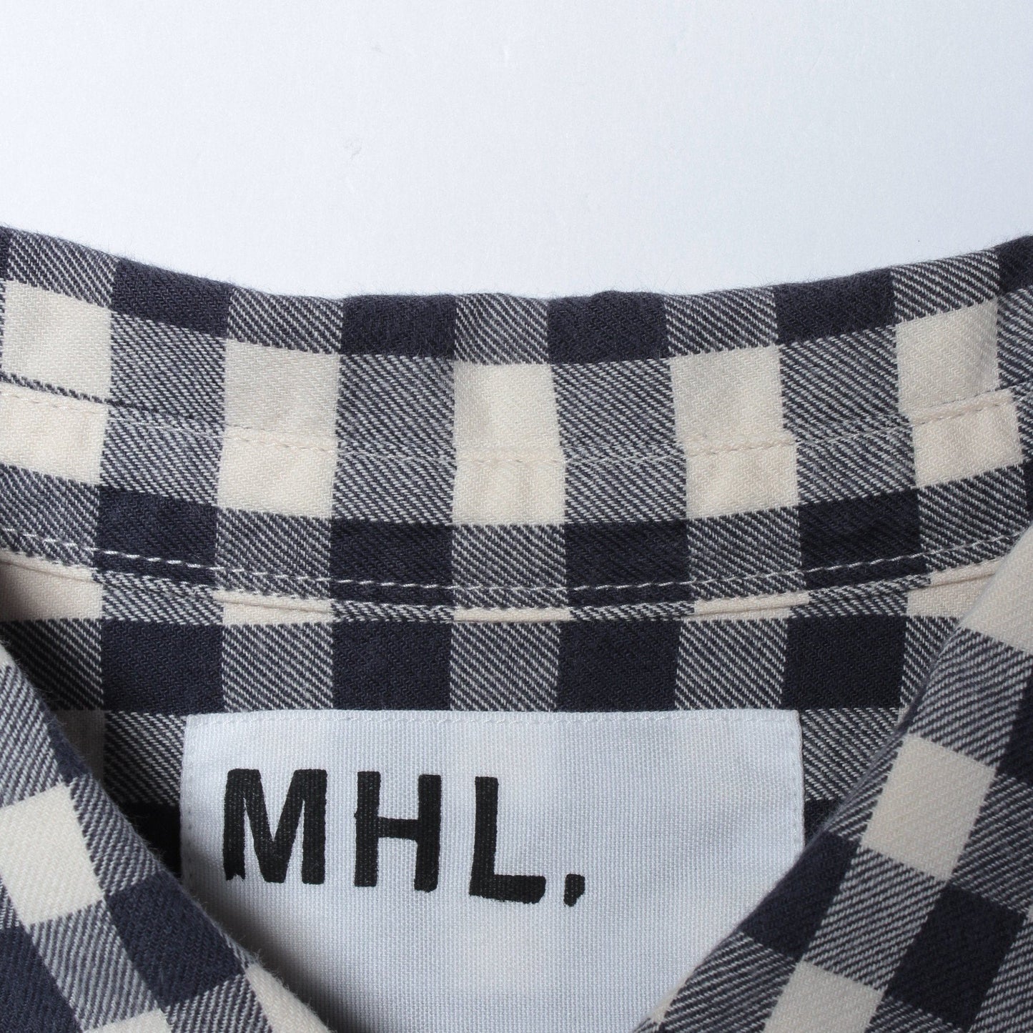 CHECK WORN COTTON SHIRT