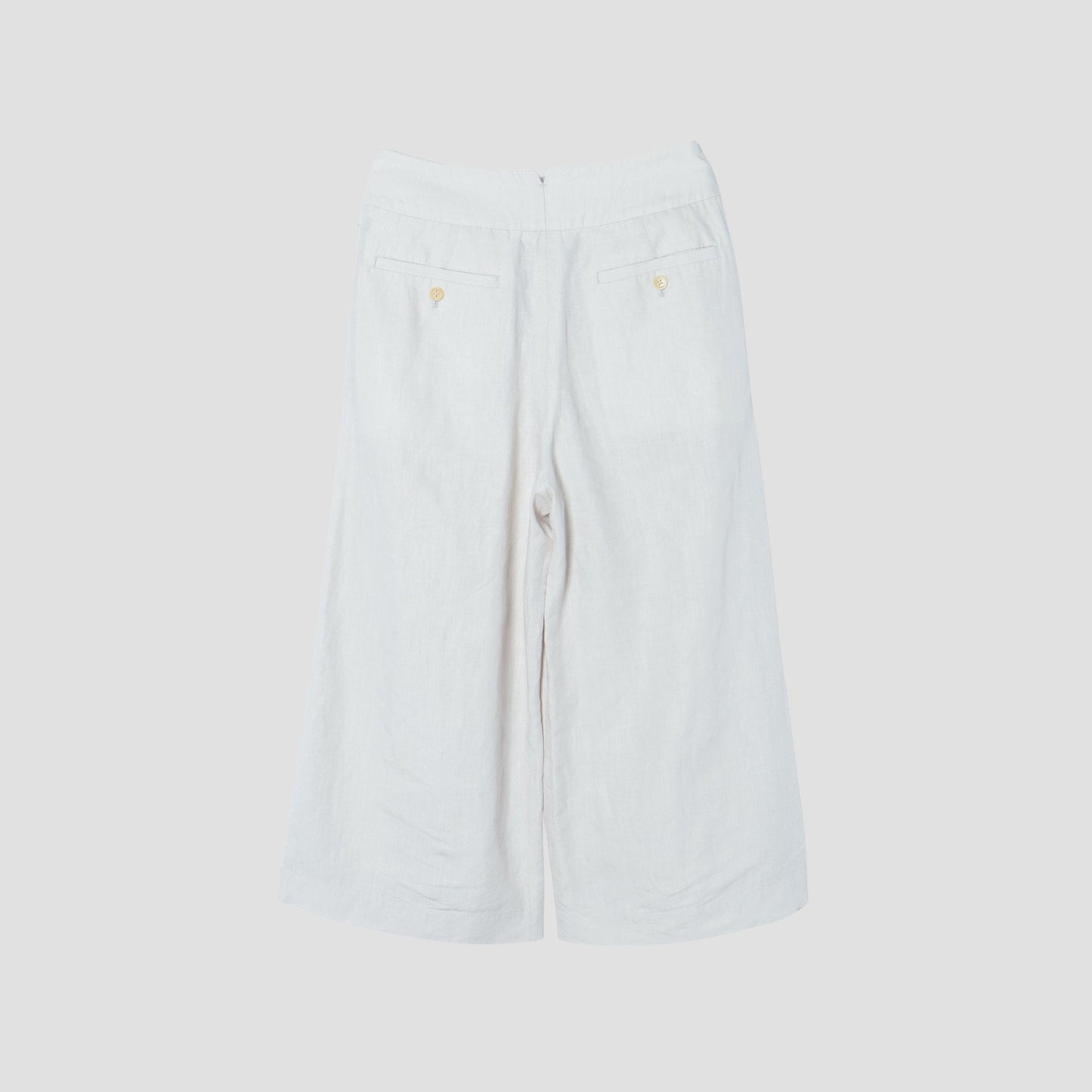 HIGH DENSE LINEN TROUSERS