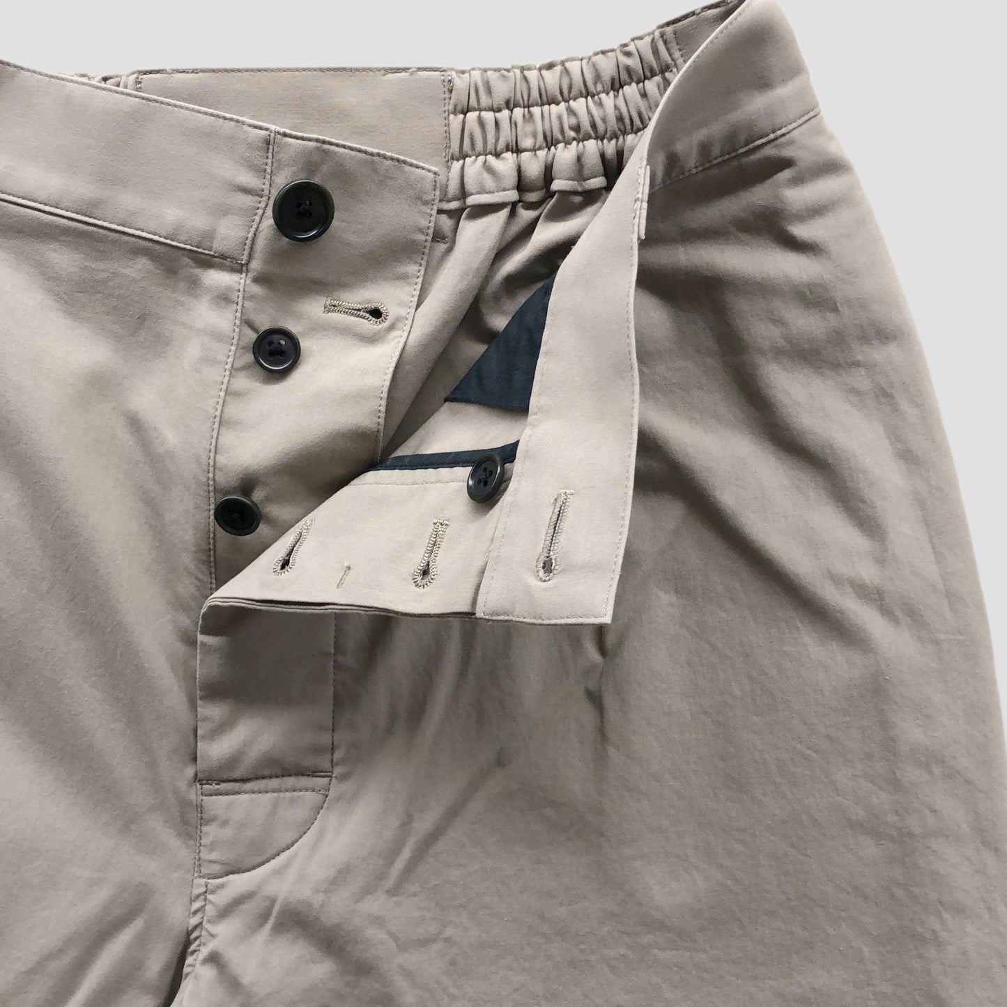 LIGHTWEIGHT COTTON POPLIN TROUSERS